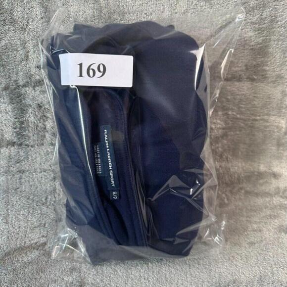 Ralph Lauren Sport Dress Small Blue Long Sleeve Drawstring Tie Waist - Picture 9 of 9